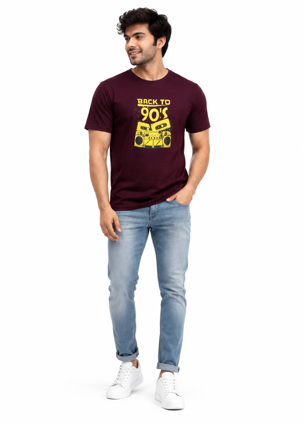 Bawaal Printed Round Neck T-Shirt