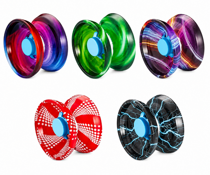 Bawaal Fine Quality High Gloss High-Speed Metal YoYo Spinner Toy (1 Piece, Assorted Printed Design) | Made in India