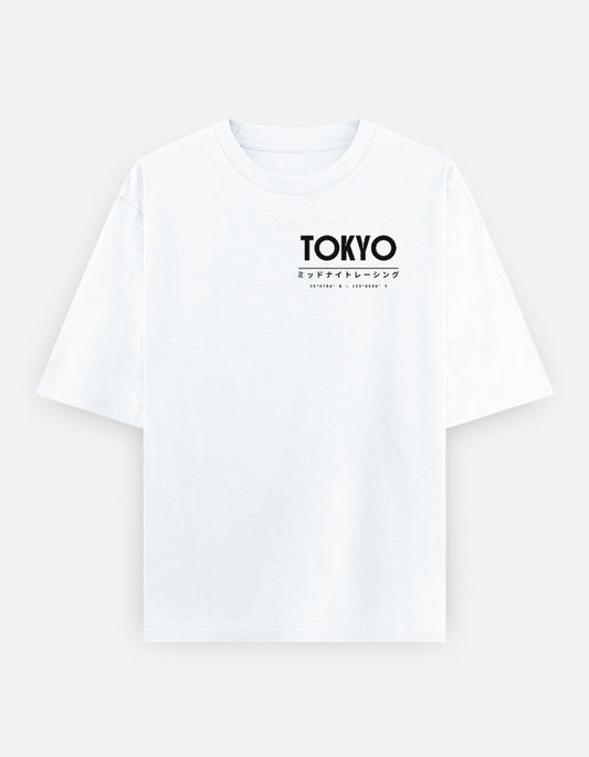 Bawaal Tokyo Oversized Graphic T-Shirt | Premium Cotton Front & Back Print Streetwear