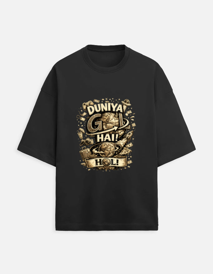 Bawaal Unisex Terry Oversized T-Shirt | Premium Cotton Terry Casual Wear
