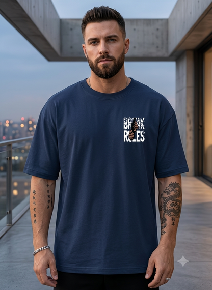 Bawaal Men’s Oversized Graphic Printed T-Shirt