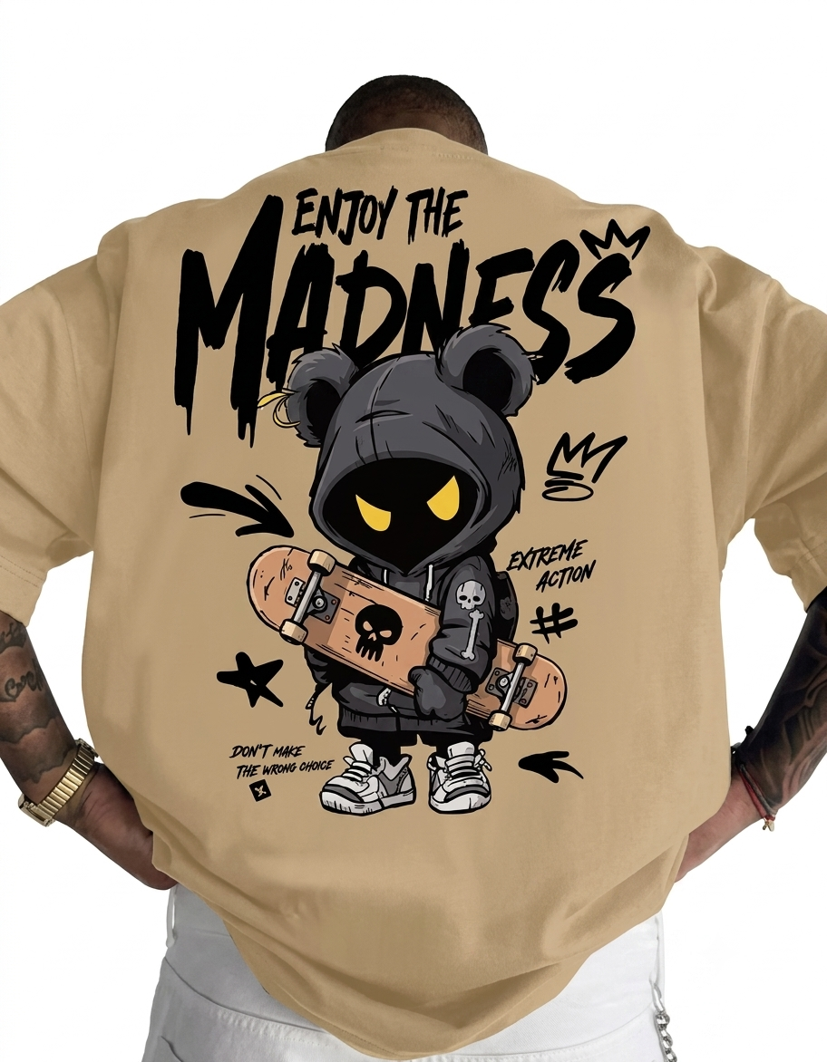 Bawaal Men’s Oversized Printed T-Shirt | Stylish Graphic Streetwear
