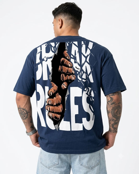 Bawaal Men’s Oversized Graphic Printed T-Shirt